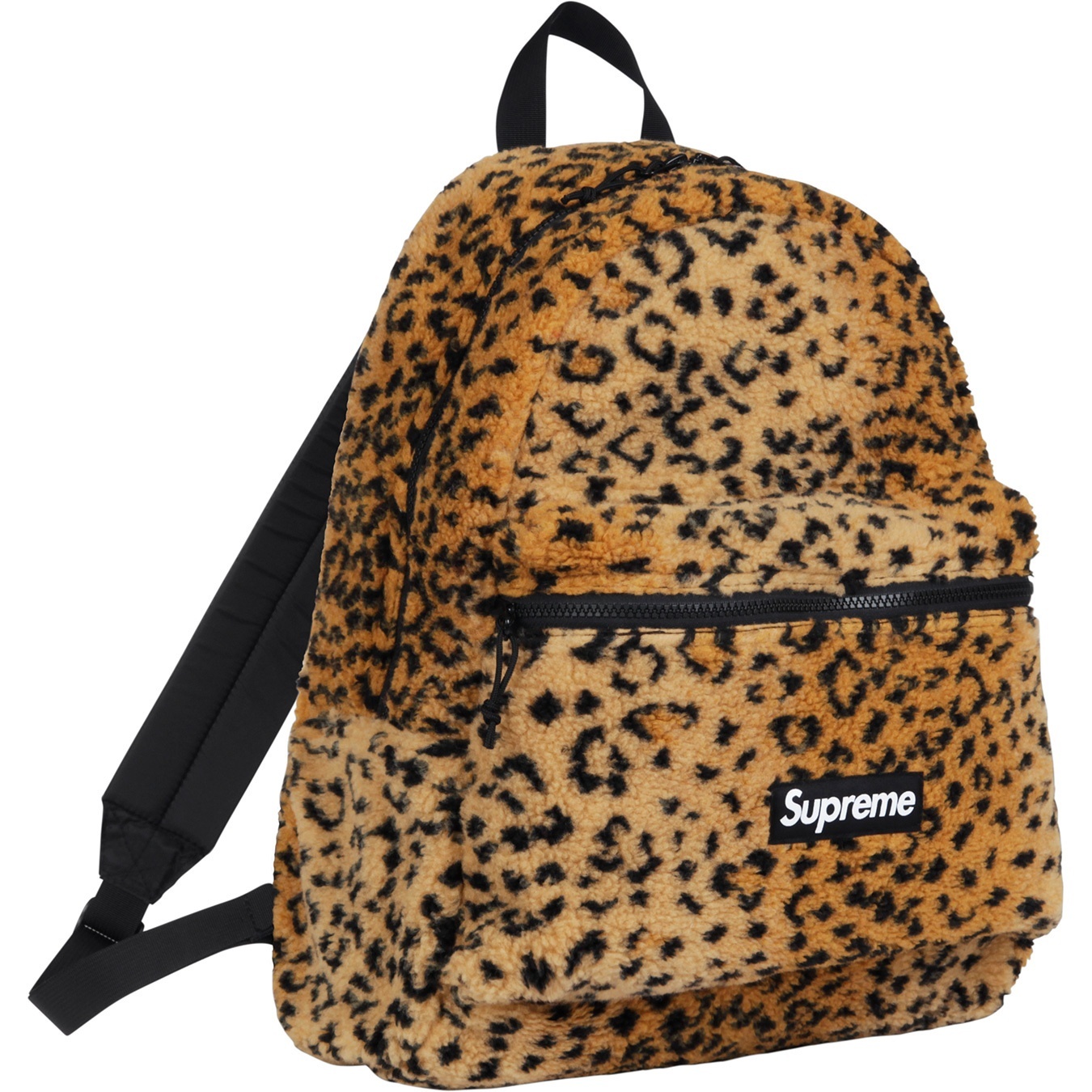 Leopard Fleece Backpack view 8